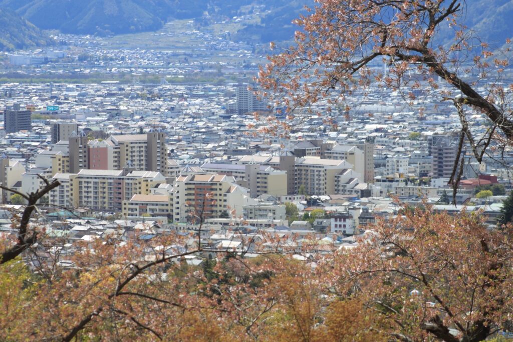 長野市の街並み